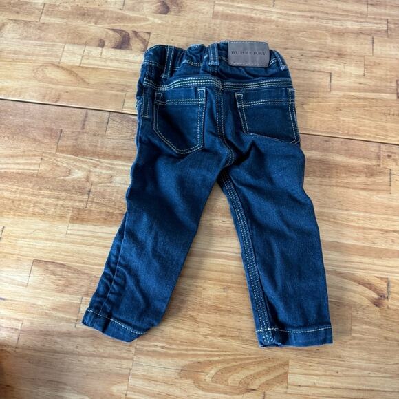 Burberry Kids Dark Wash Slim Fit Jeans Size 6 Months - Picture 6 of 7